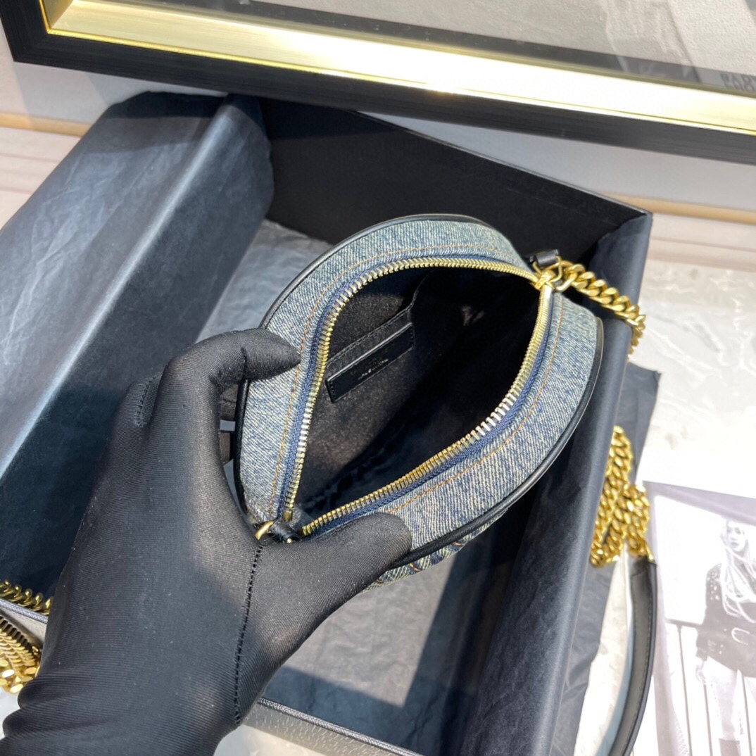 Y*L vinyle round bag-17*17*5.5cm