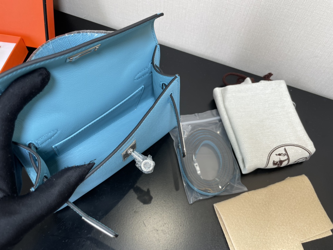 H**mes kelly-gold&silver hardware-19cm