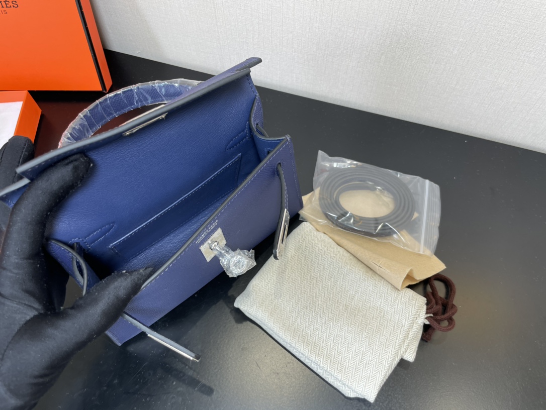 H**mes kelly-gold&silver hardware-19cm