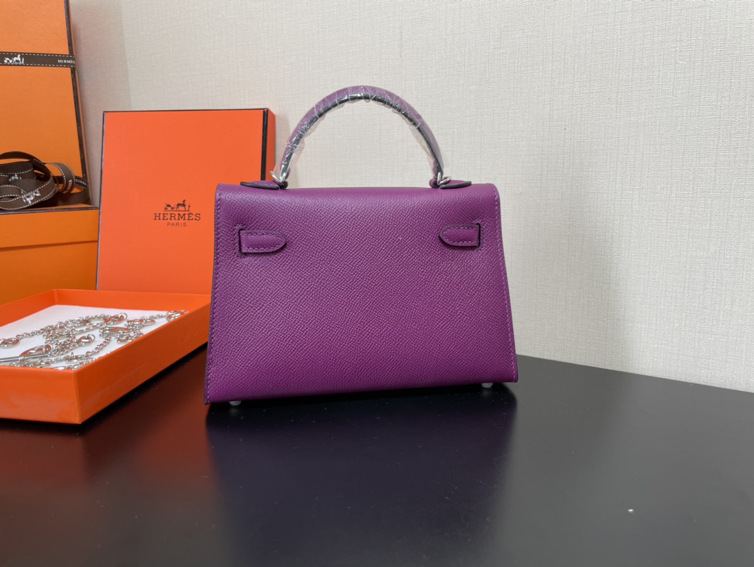 H**mes kelly-gold&silver hardware-19cm