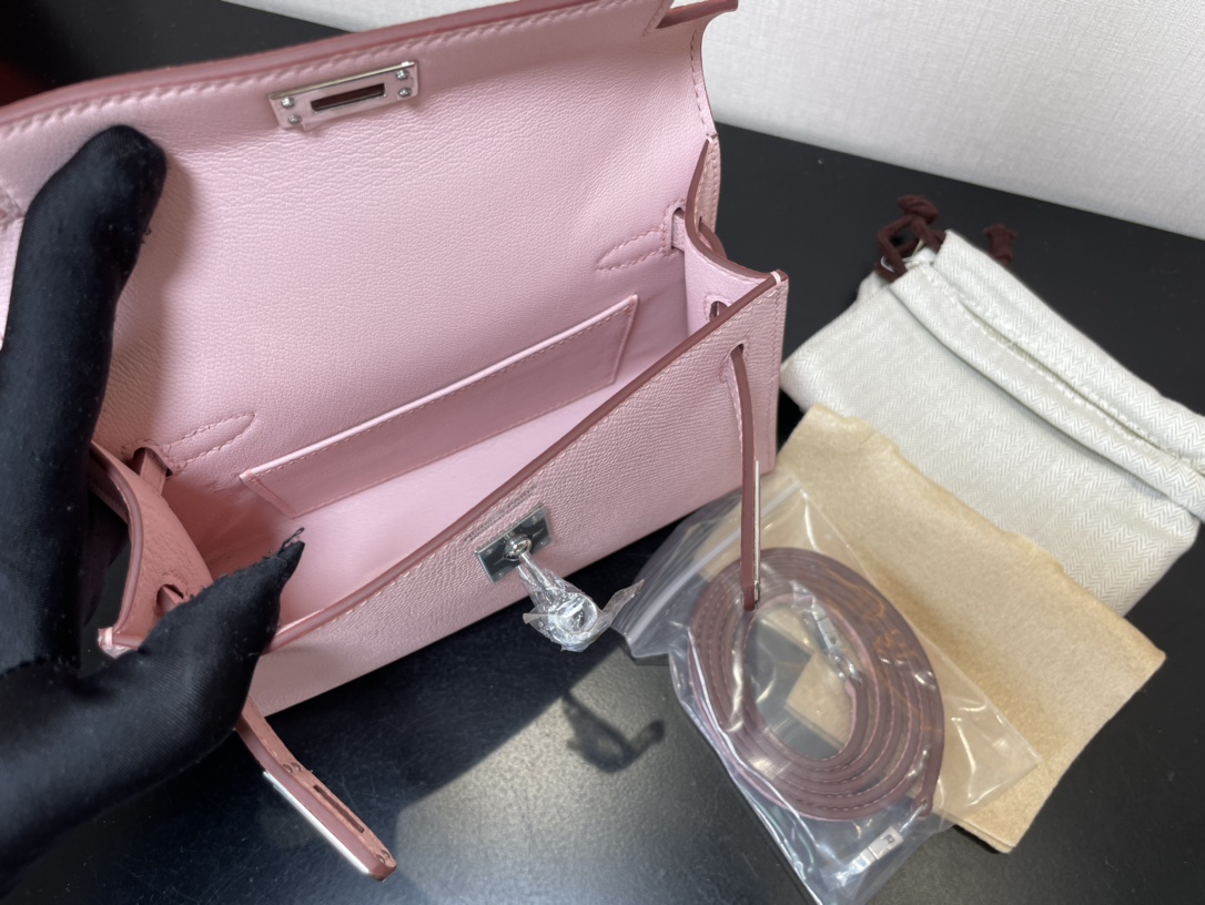 H**mes kelly-gold&silver hardware-19cm