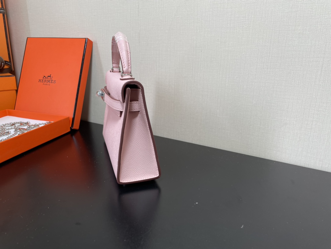 H**mes kelly-gold&silver hardware-19cm