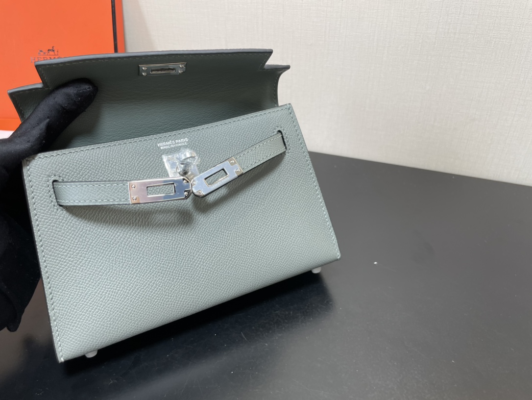 H**mes kelly-gold&silver hardware-19cm