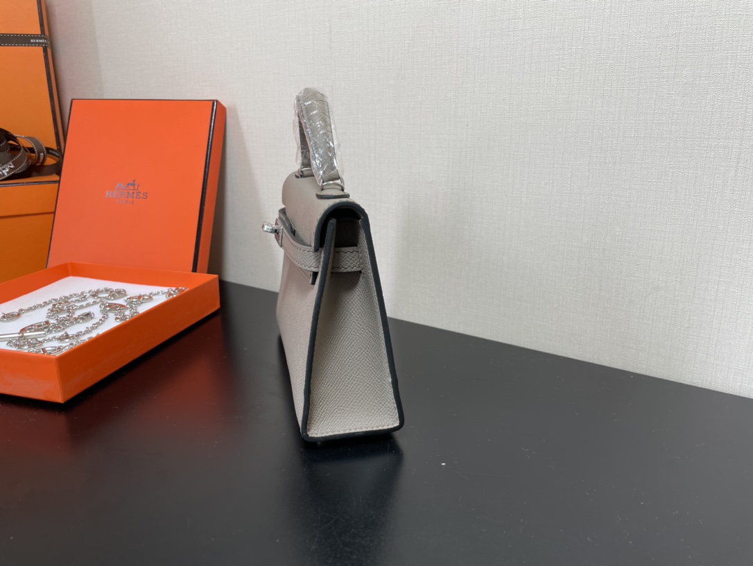 H**mes kelly-gold&silver hardware-19cm