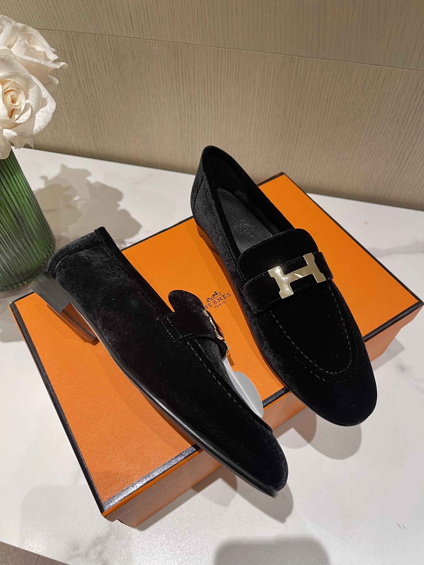 H**mes loafers(eu35-eu40)