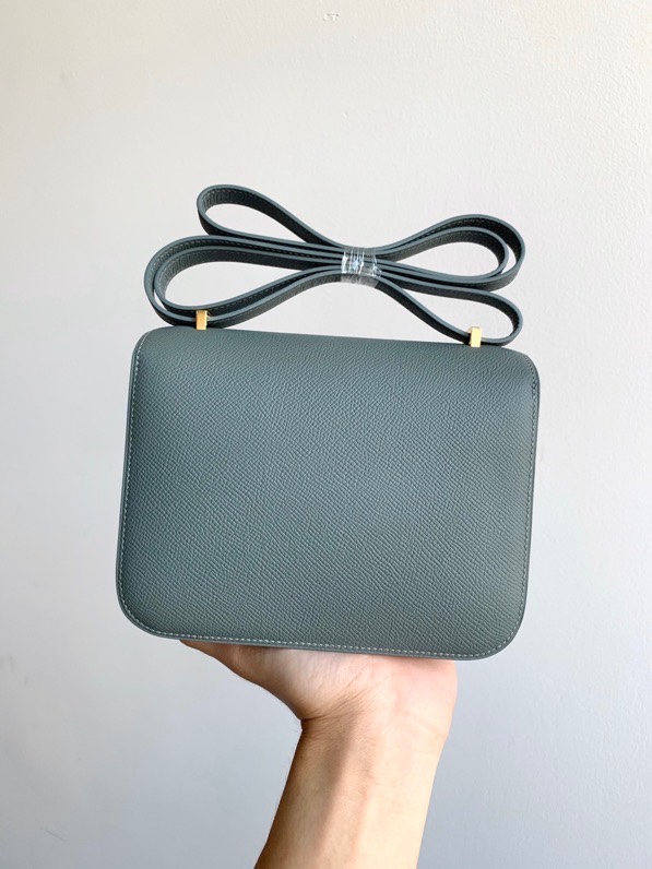 H**mes constance epsom leather-19cm