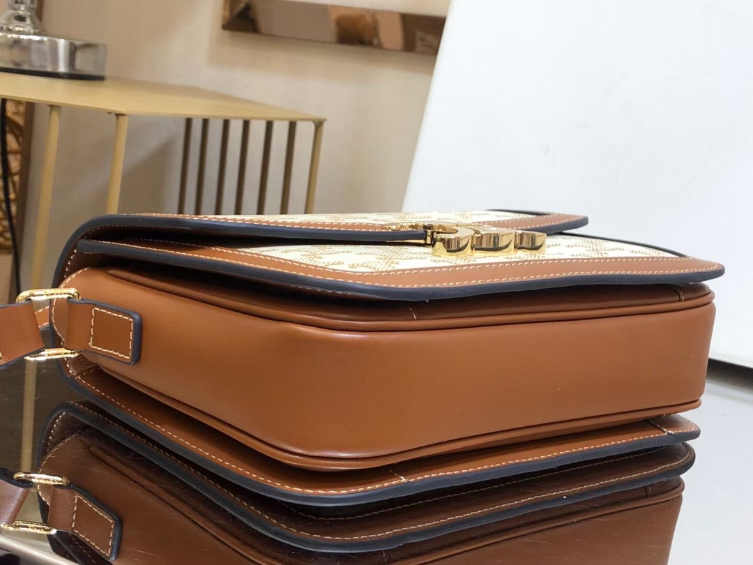 Celin Tambour Box Bag-22*16.5*7CM