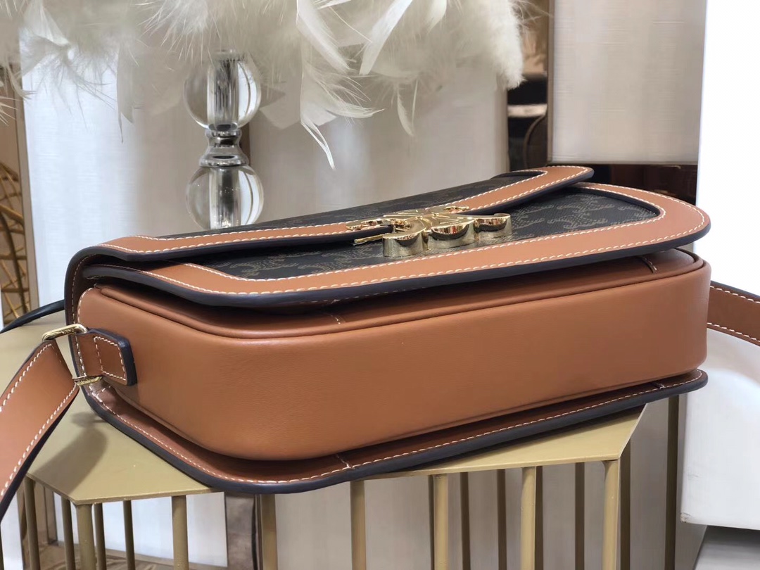 Celin Tambour Box Bag-22*16.5*7CM