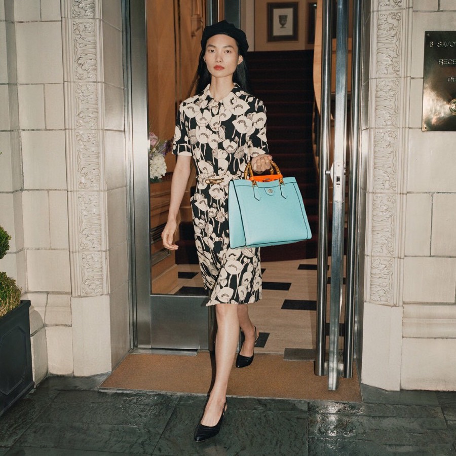 G*u*i diana top handbags