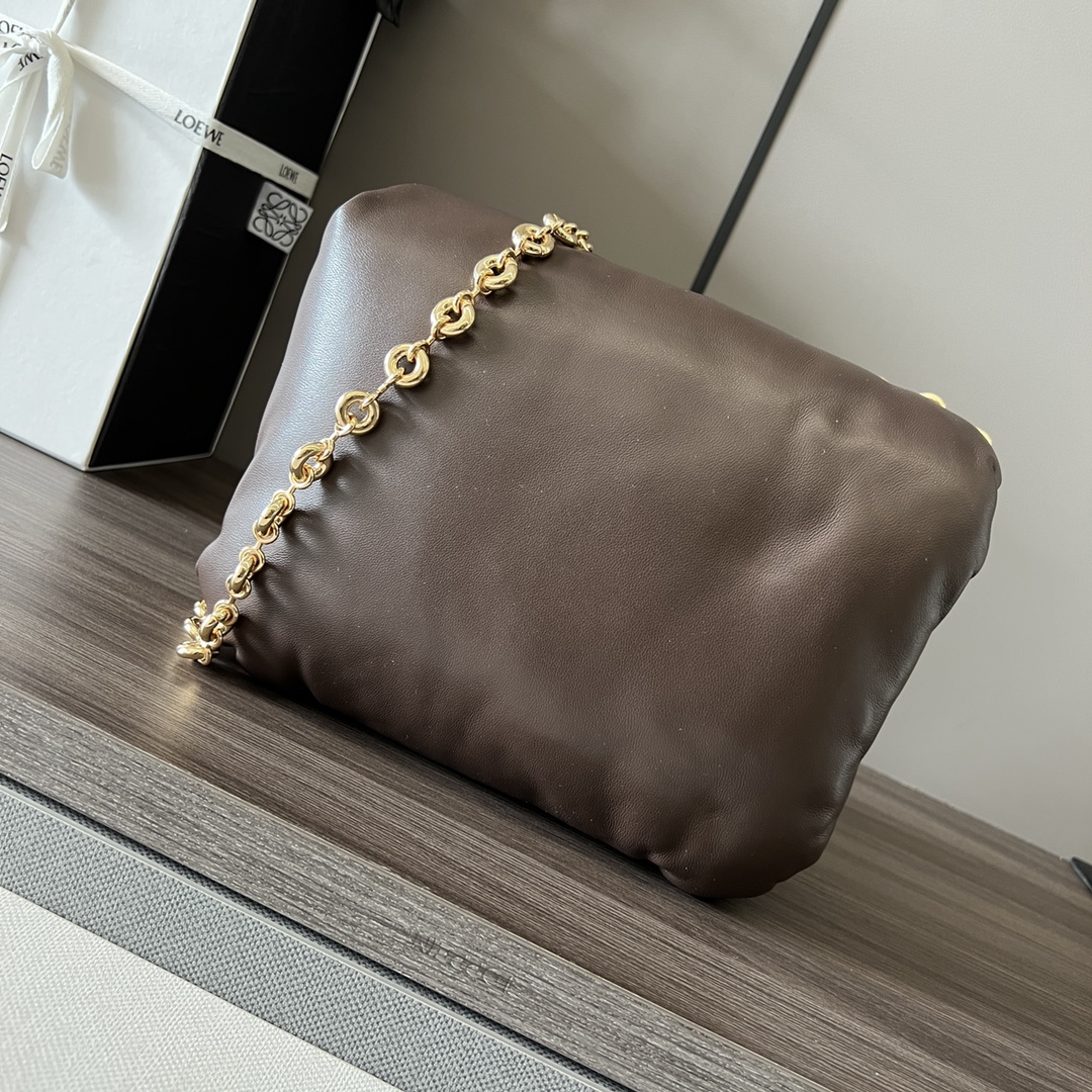 L0ew* puffer goya bag-23*13*6cm