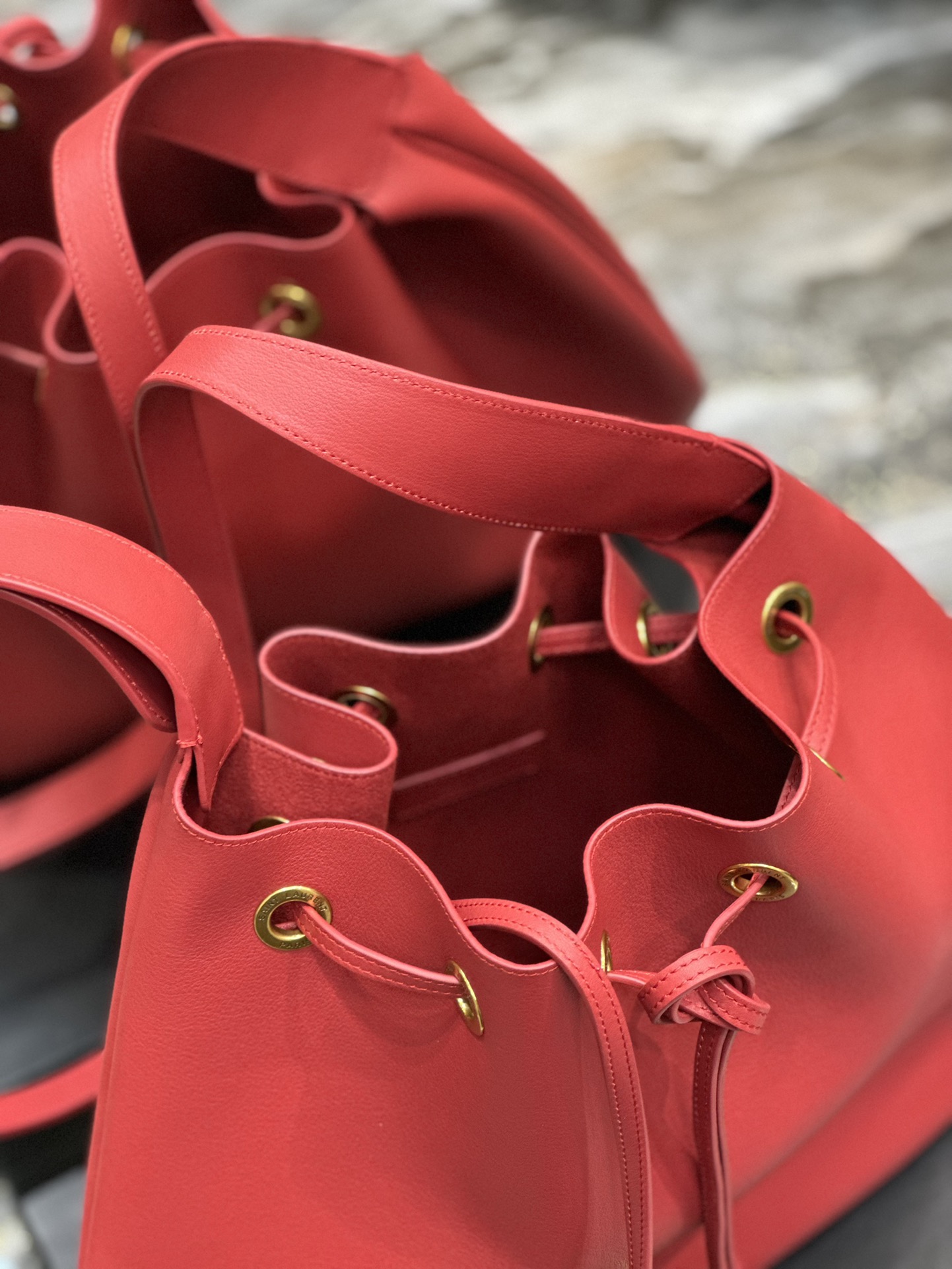 Y*L flat hobo bag-44×33×2.5cm