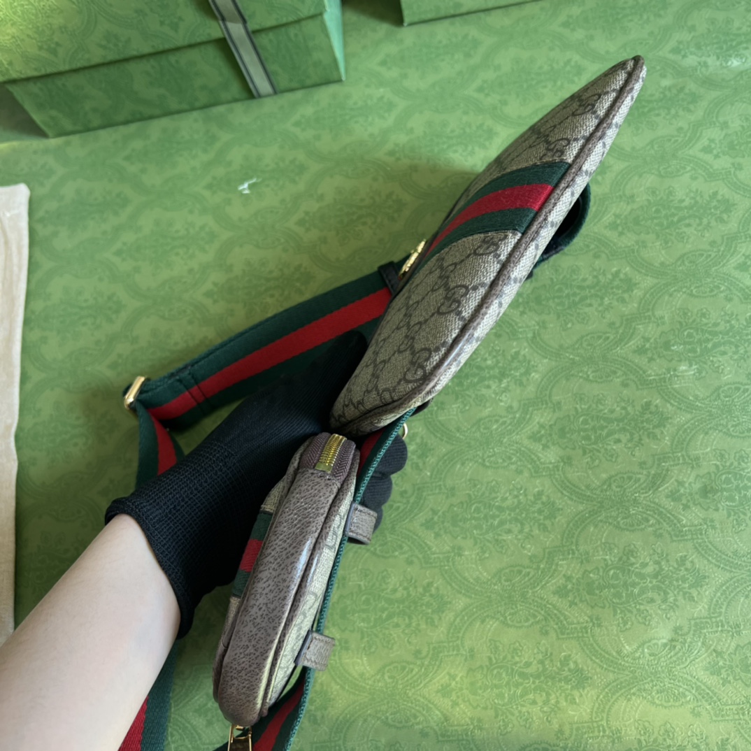 G*u*i waist bag-12*11*2&20*13cm