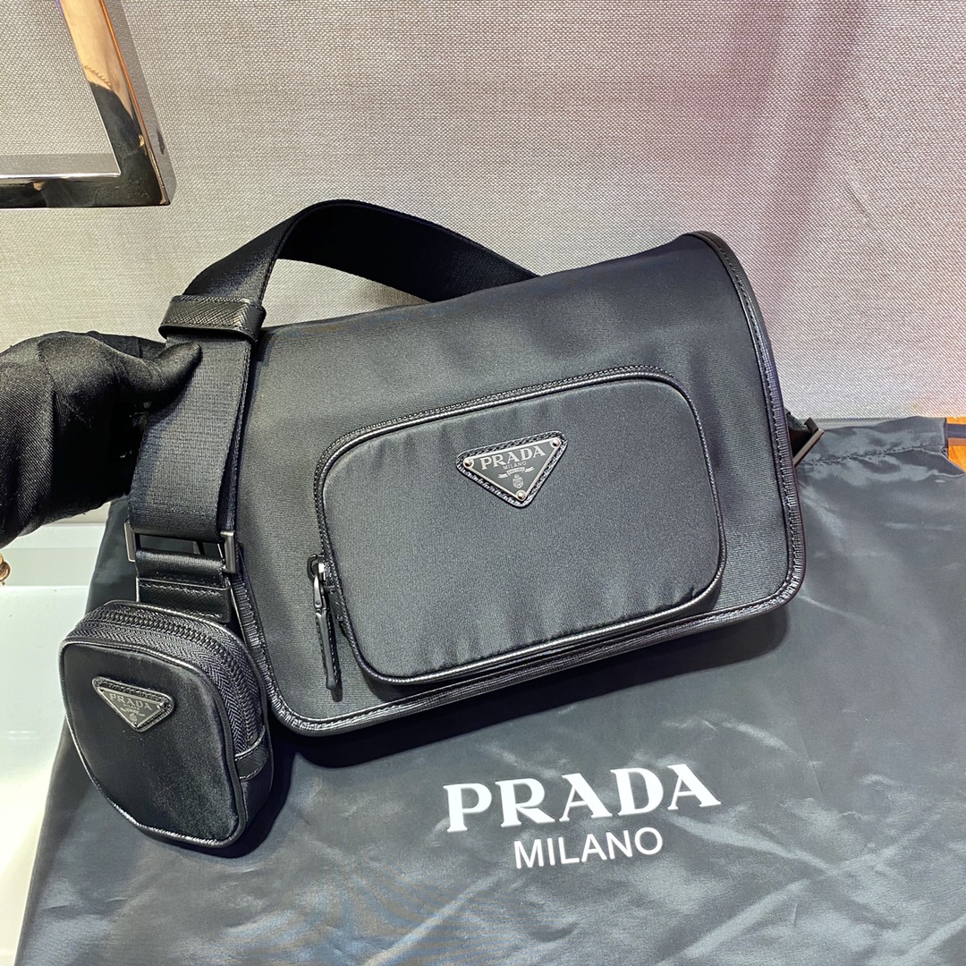 Pra*a 2vd041 messenger bag -25*18*6cm