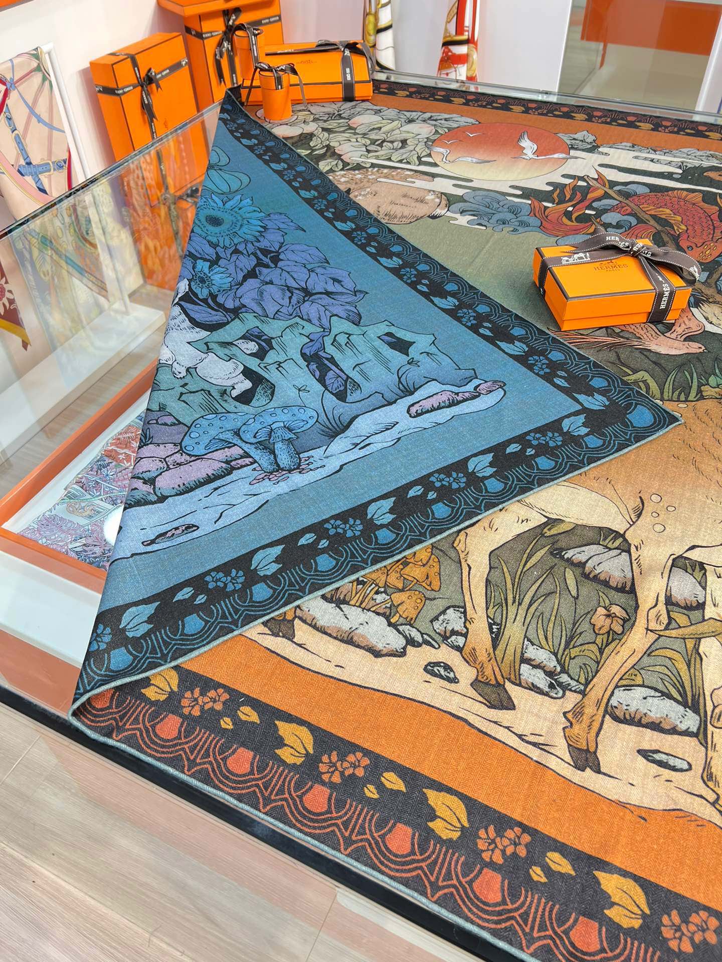 H**mes shawls-140*140cm