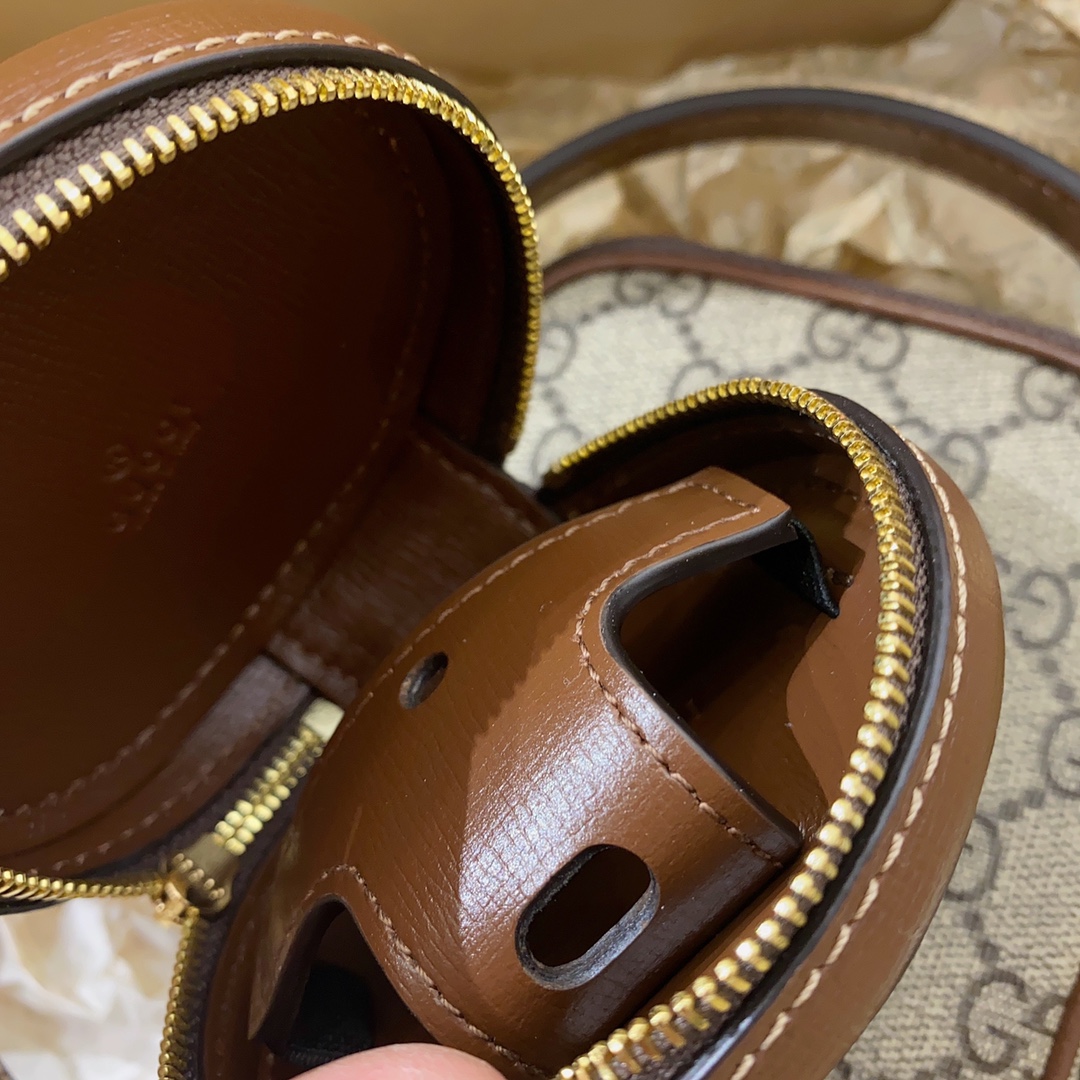 G*u*i interlocking double g phone bag-10.5*18*3cm