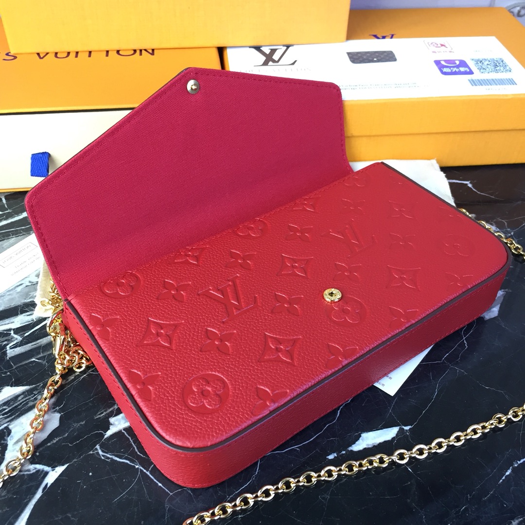 l0*is V*t0n pochette félicie-m63700-21*11* 2cm