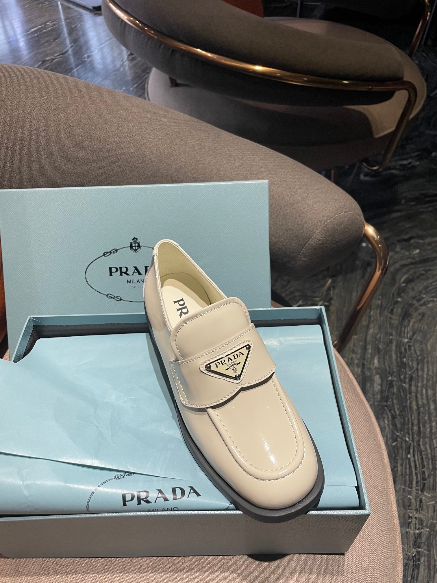 Pra*a boots 2023ss-3cm