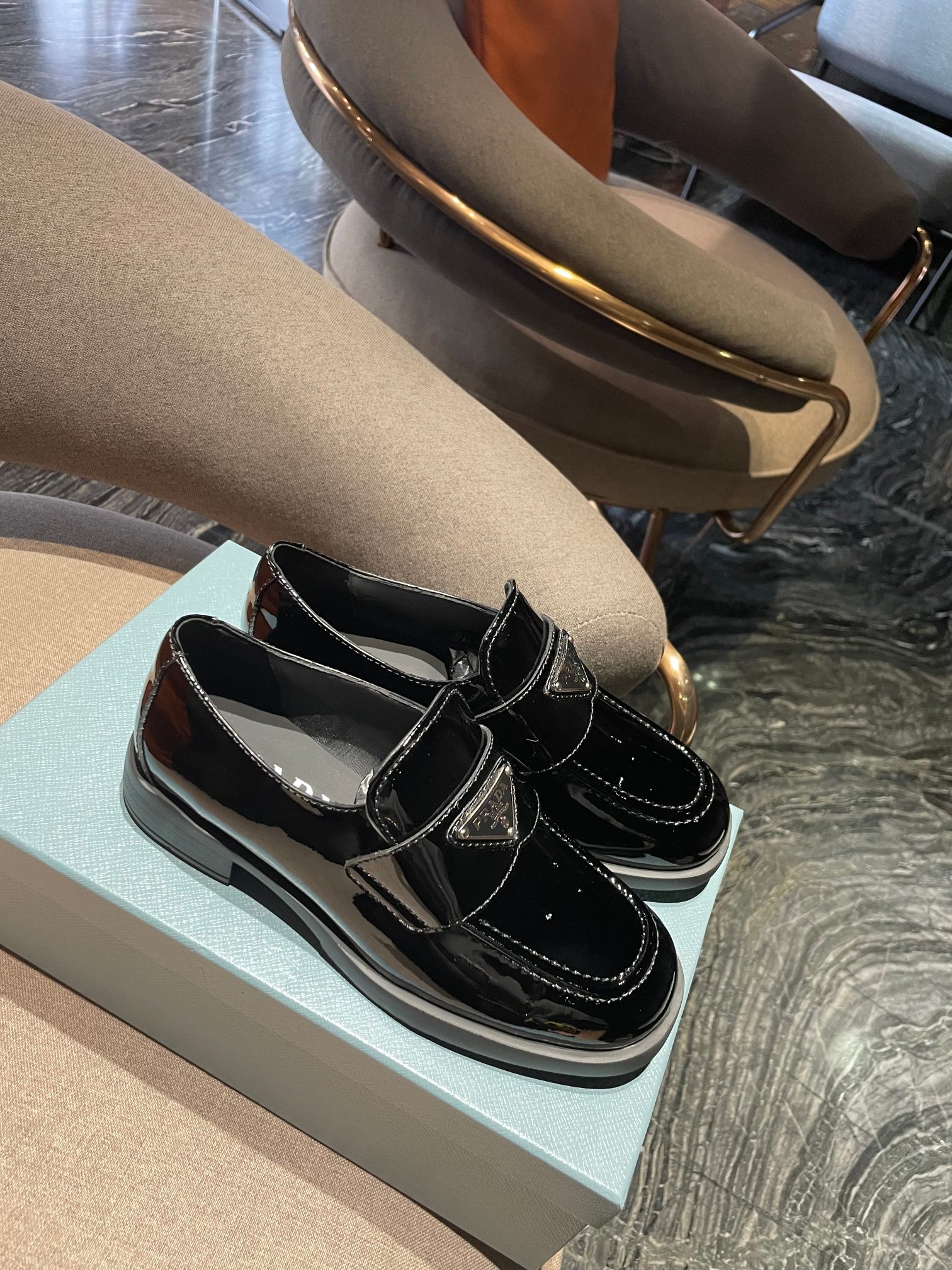 Pra*a boots 2023ss-3cm