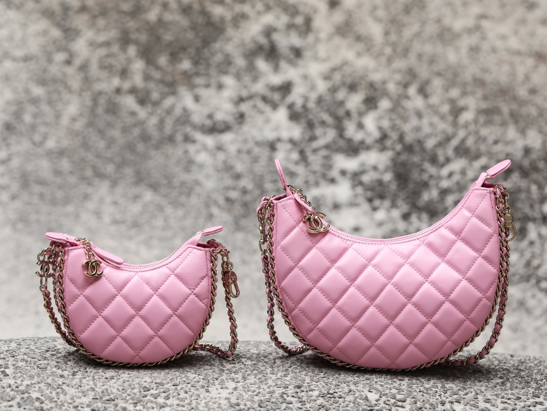 Ch@nel 23SS Moon Bag-16*10/22*14CM