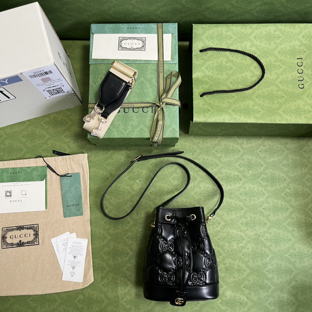 G*u*i gg matelassé bucket bag-17*20*10cm