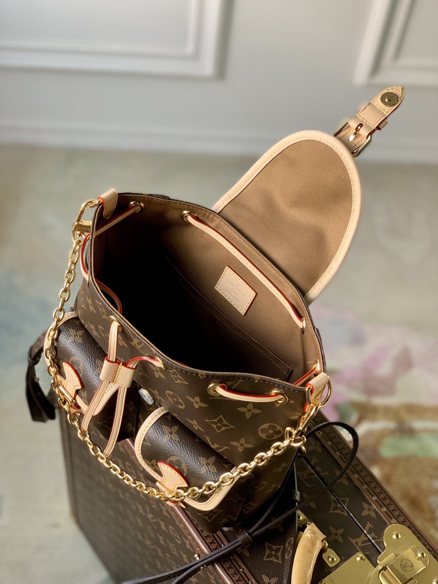 l0*is V*t0n backpack m46932-21*23*10cm