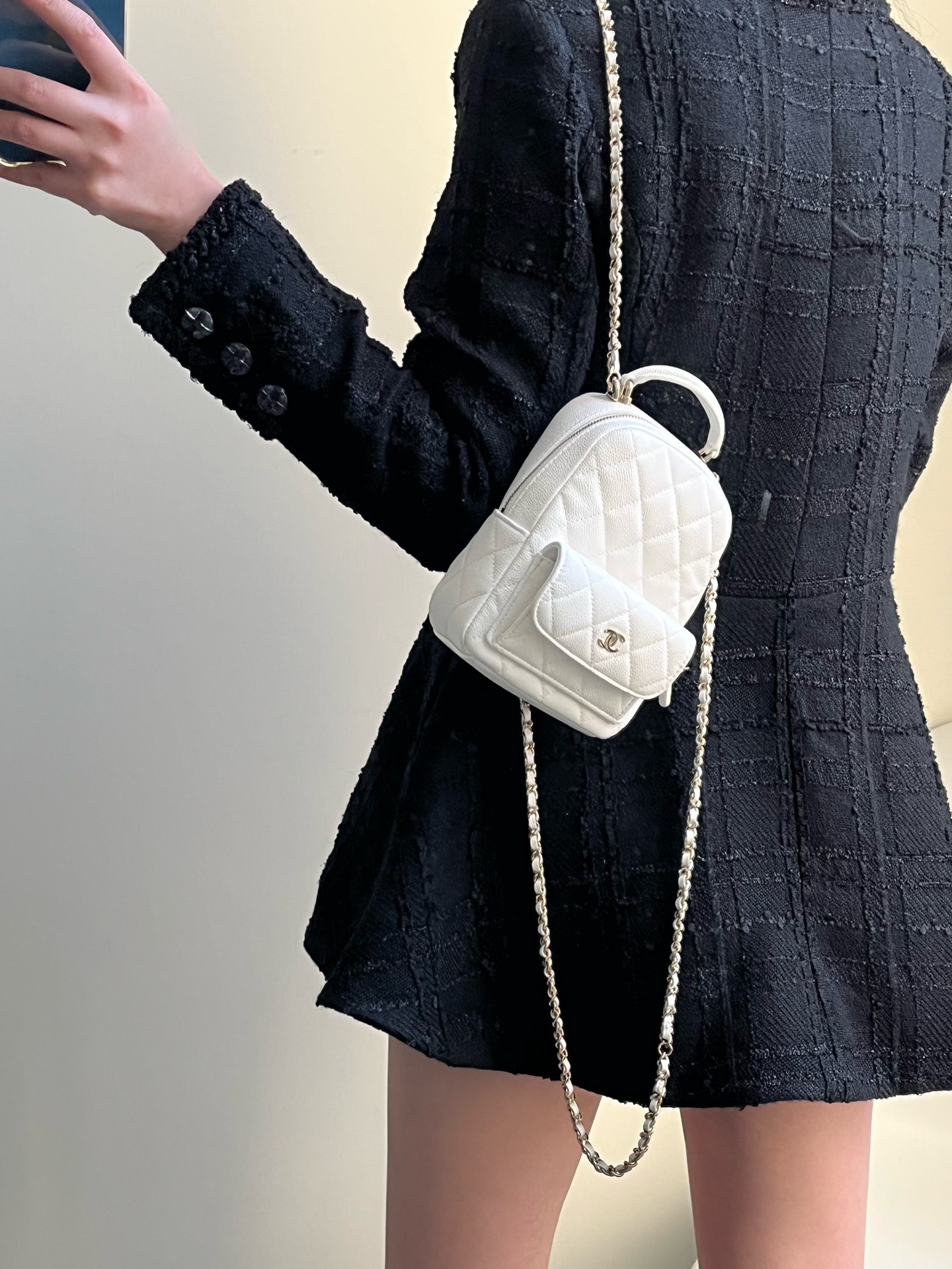 Ch@nel Mini Backpack-22*18*10CM