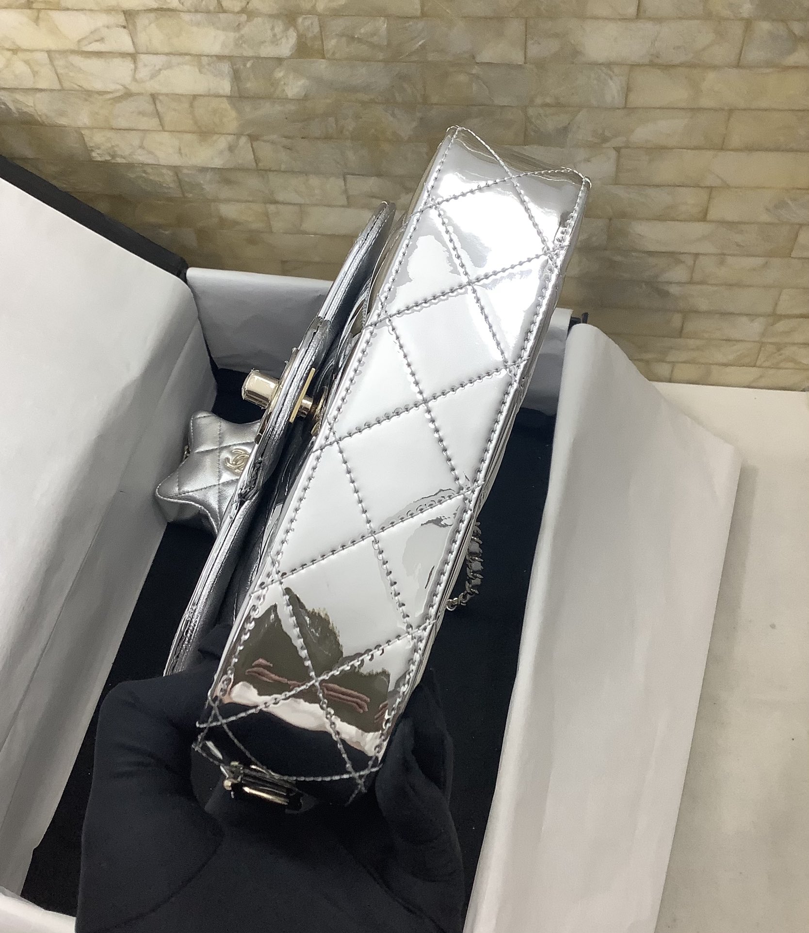 Ch@nel 2024SS Mini Flap Bag & Star Coin Purse-20*15*4CM