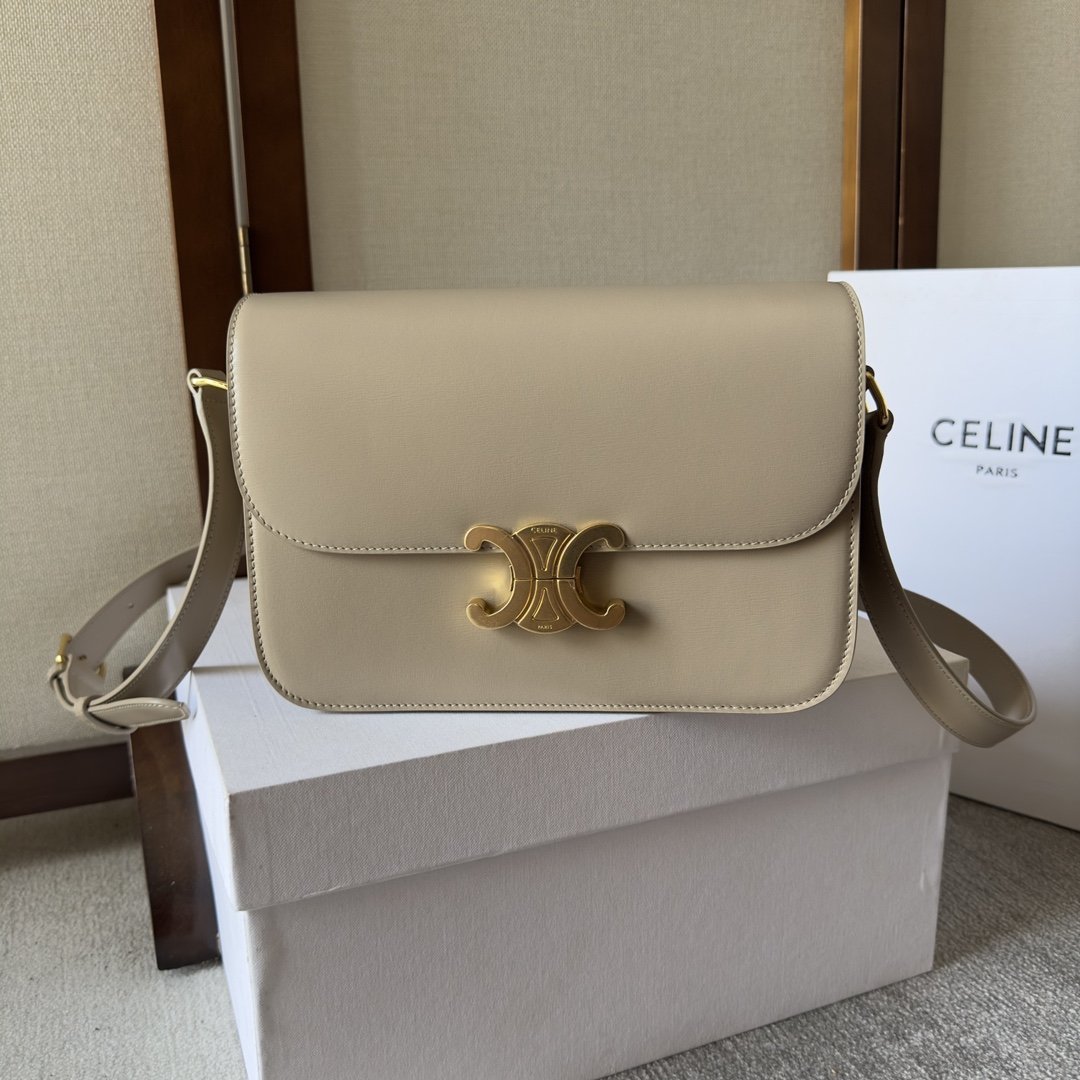 Celin Triomphe Shoulder Bag-22.5x16.5x7.5CM