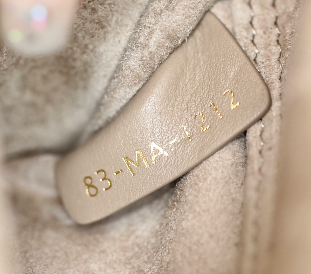 D*or d-joy bag(beige color)-22.5*6*11.5cm