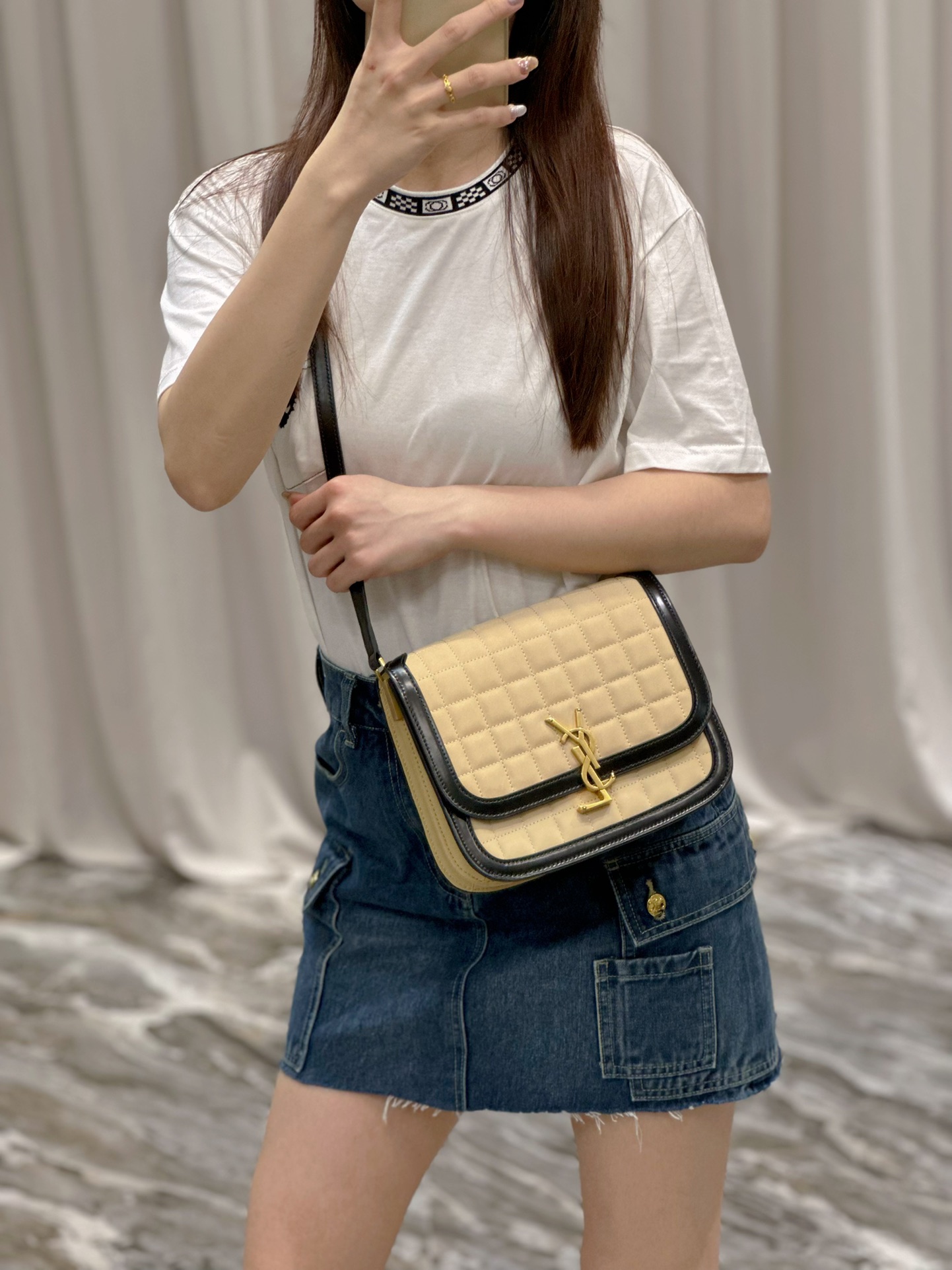 Y*L solferino box bag-23×16×6cm