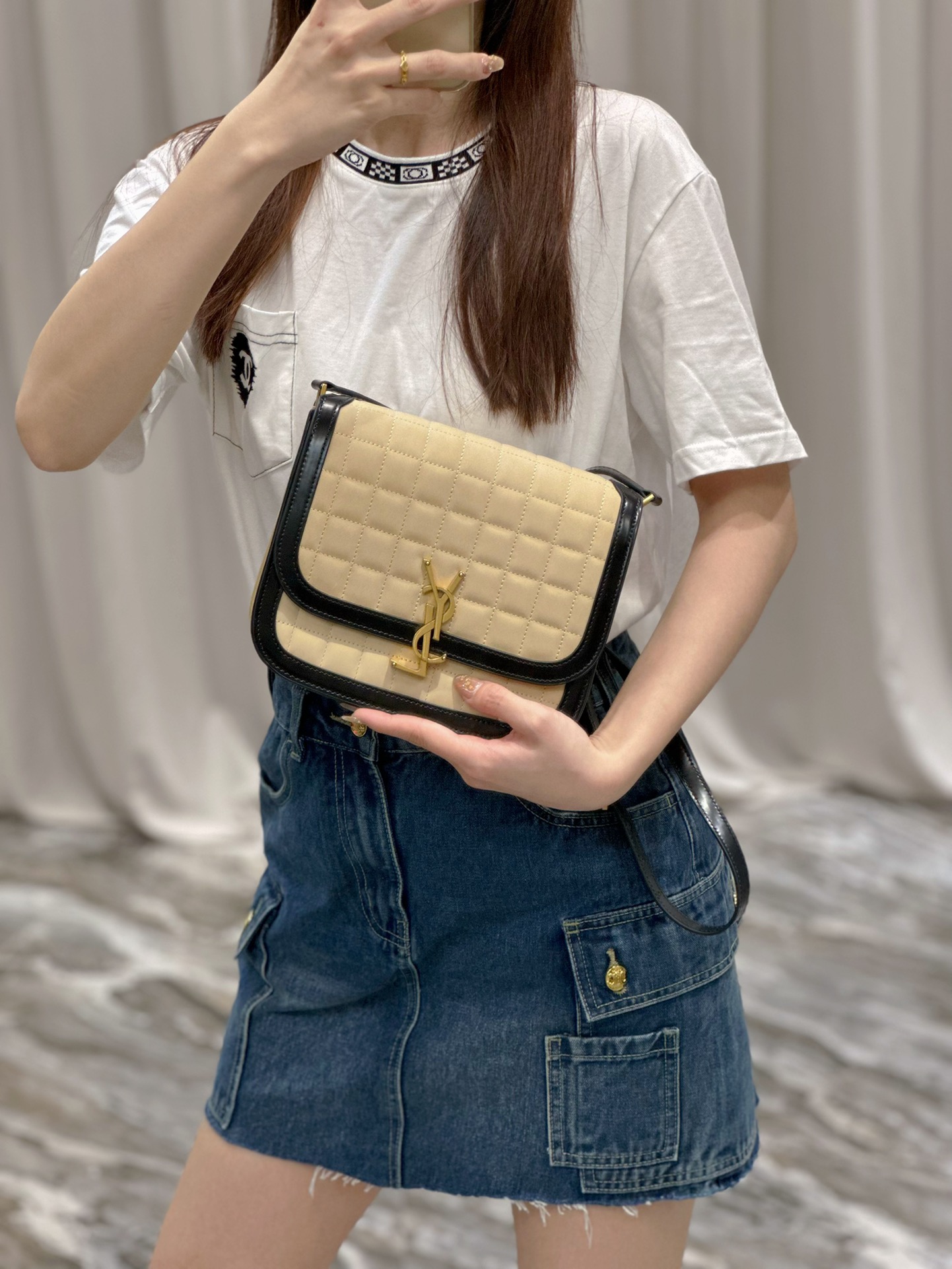 Y*L solferino box bag-23×16×6cm