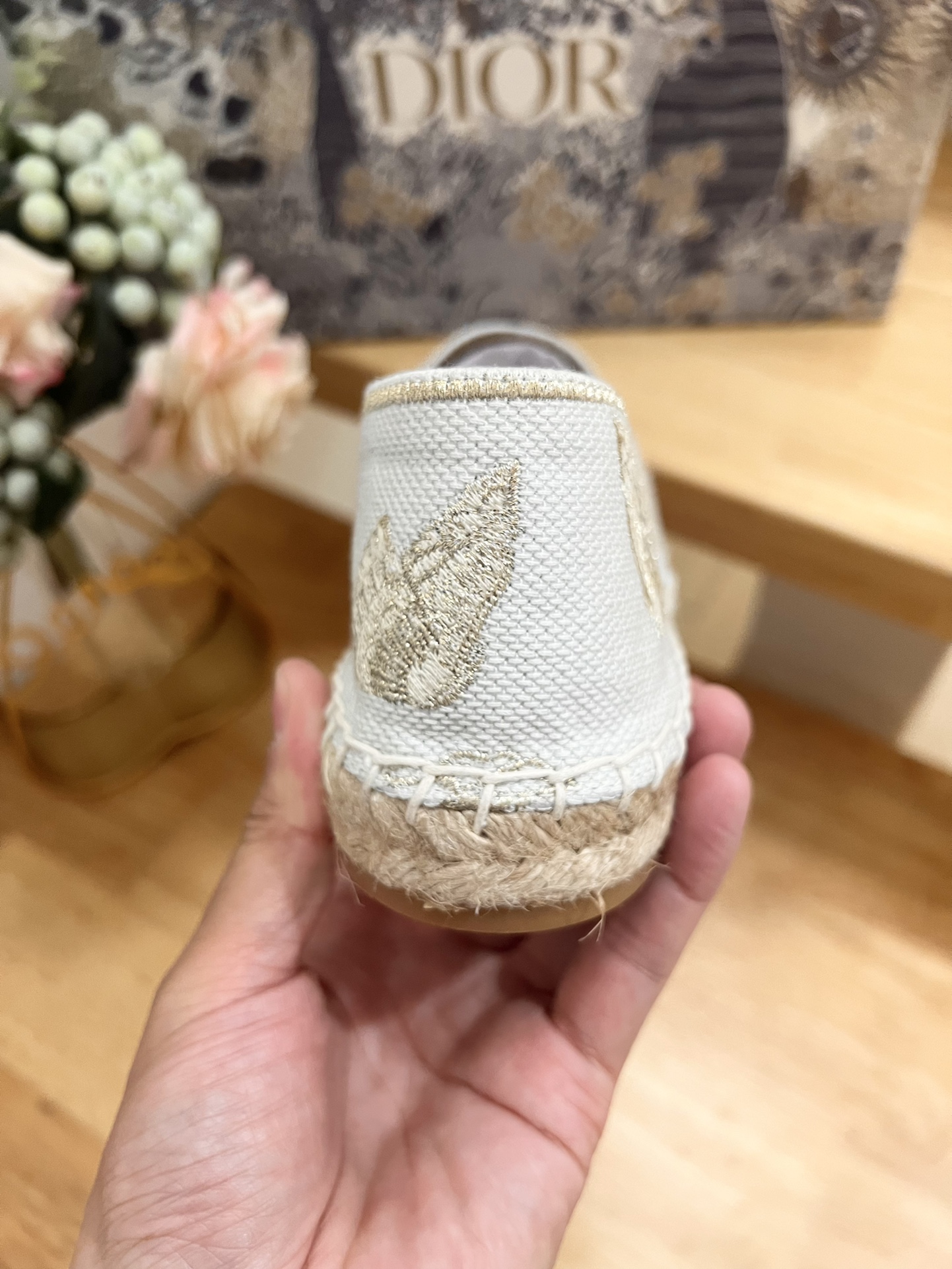 D*or oblique espadrilles