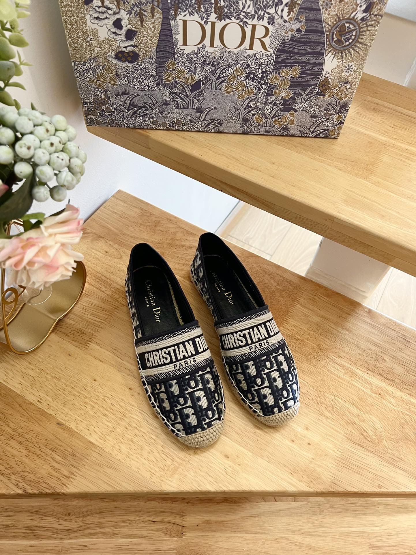 D*or oblique espadrilles