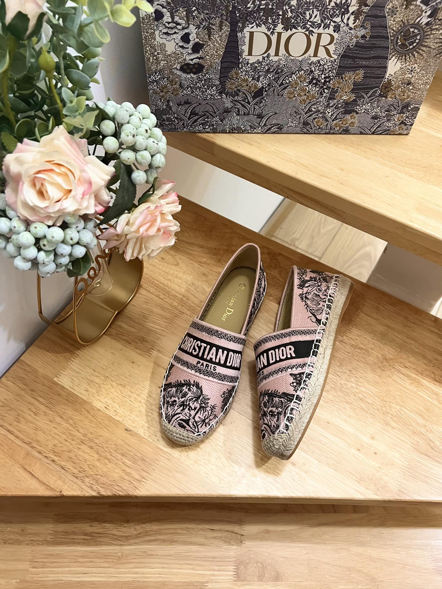 D*or oblique espadrilles