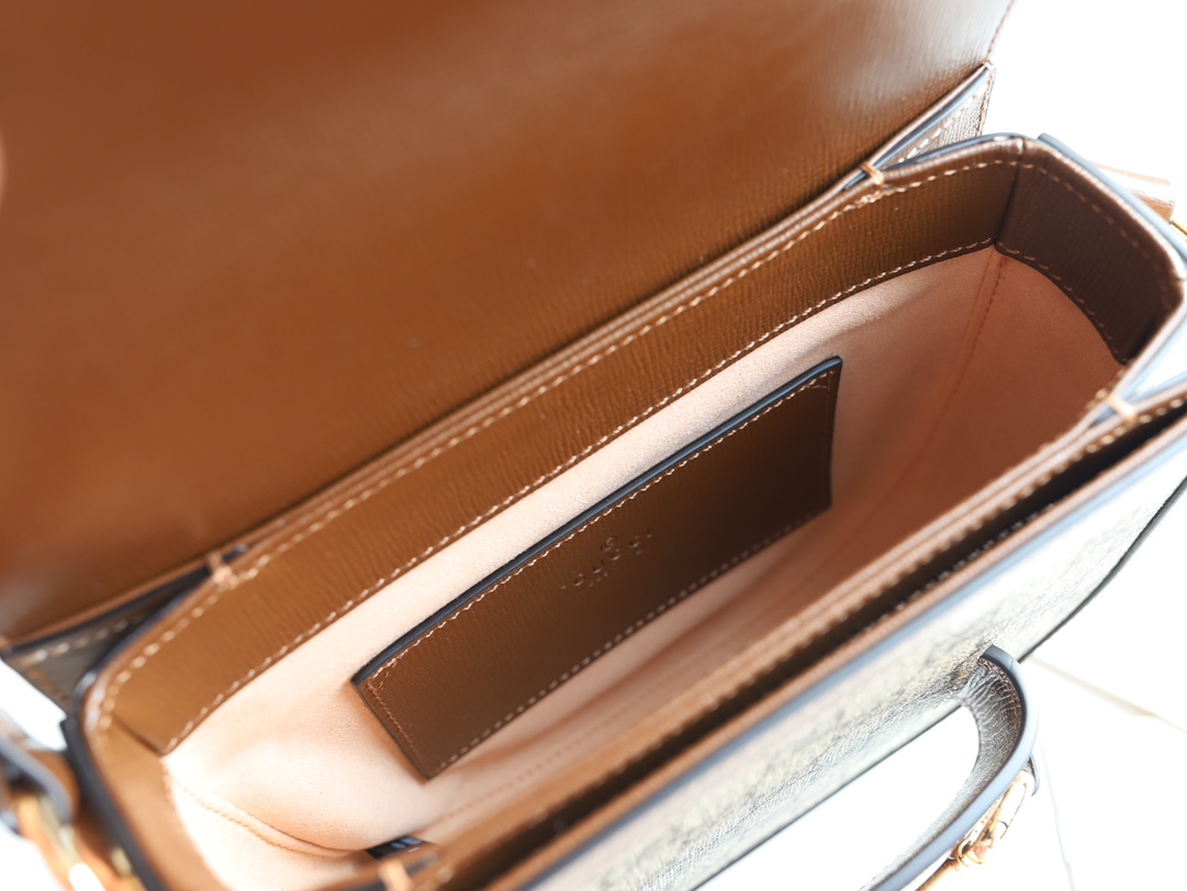 G*u*i 1955 horsebit saddle bag-18*6*6.5cm