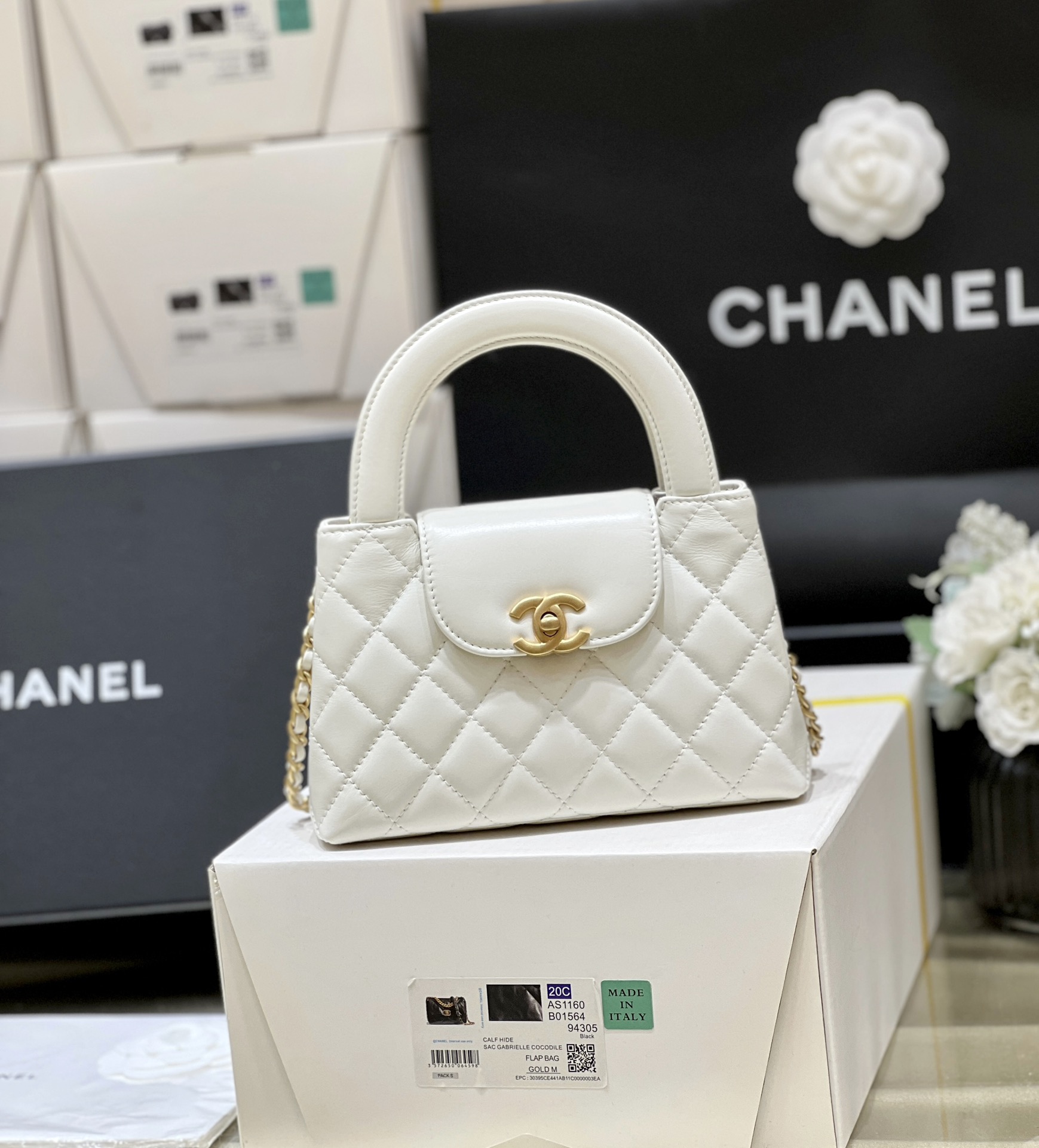 Ch@Nel Kelly Chain Bag-13*19*7CM