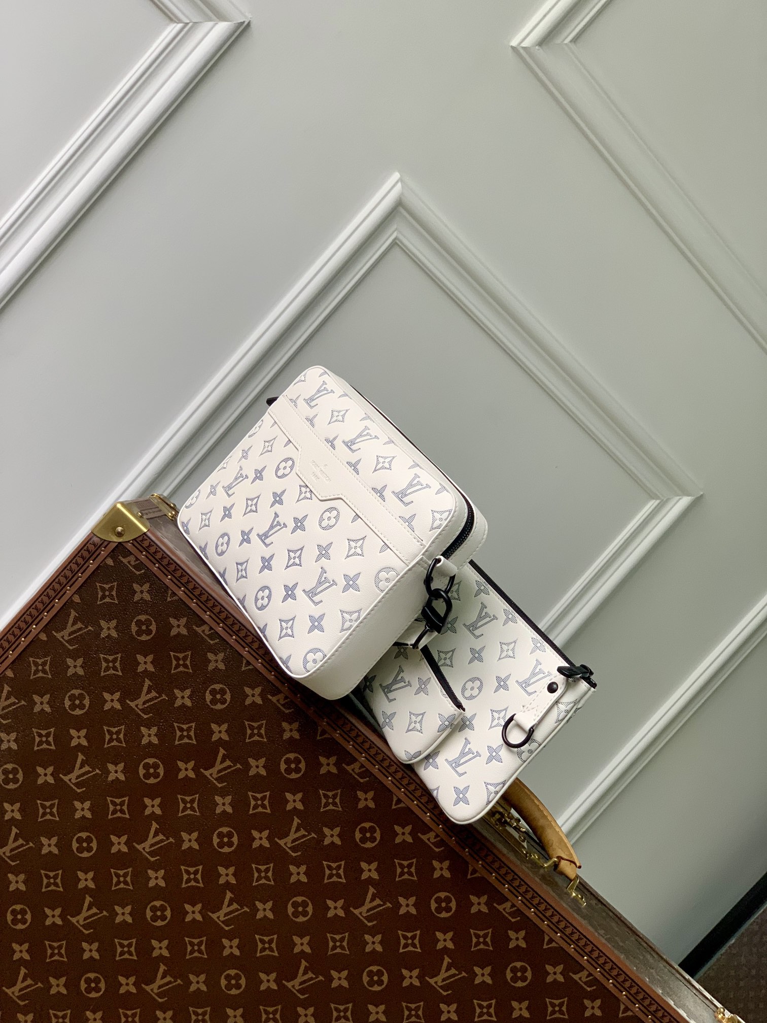 l0*is V*t0n trio messenger bag-m24754-25×18.5×7cm