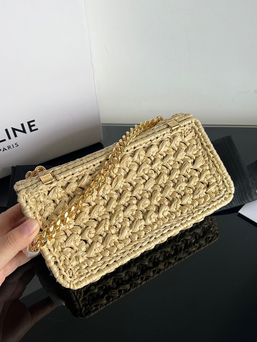 Ce**e triomphe shoulder bag-20.5*10.5*4cm