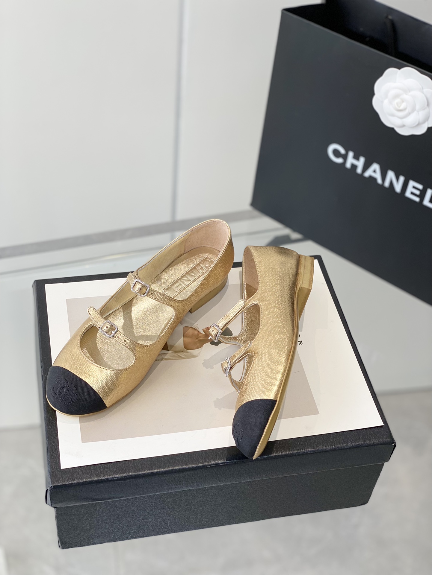 Ch@nel Mary Jane Shoes