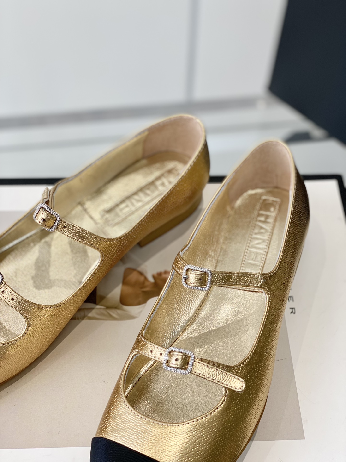 Ch@nel Mary Jane Shoes