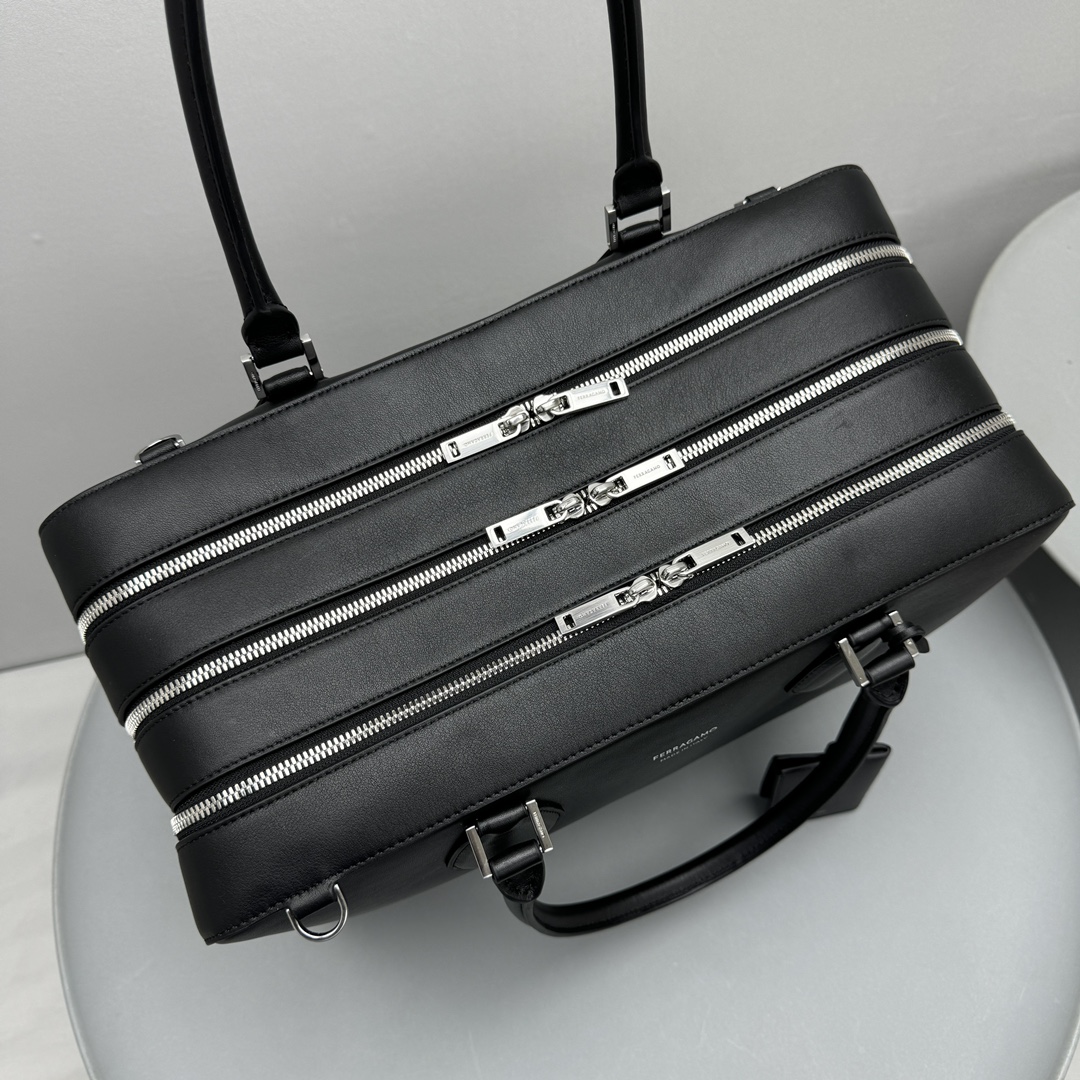 Ferragamo Leather Tote Bag-40*30*18.5CM