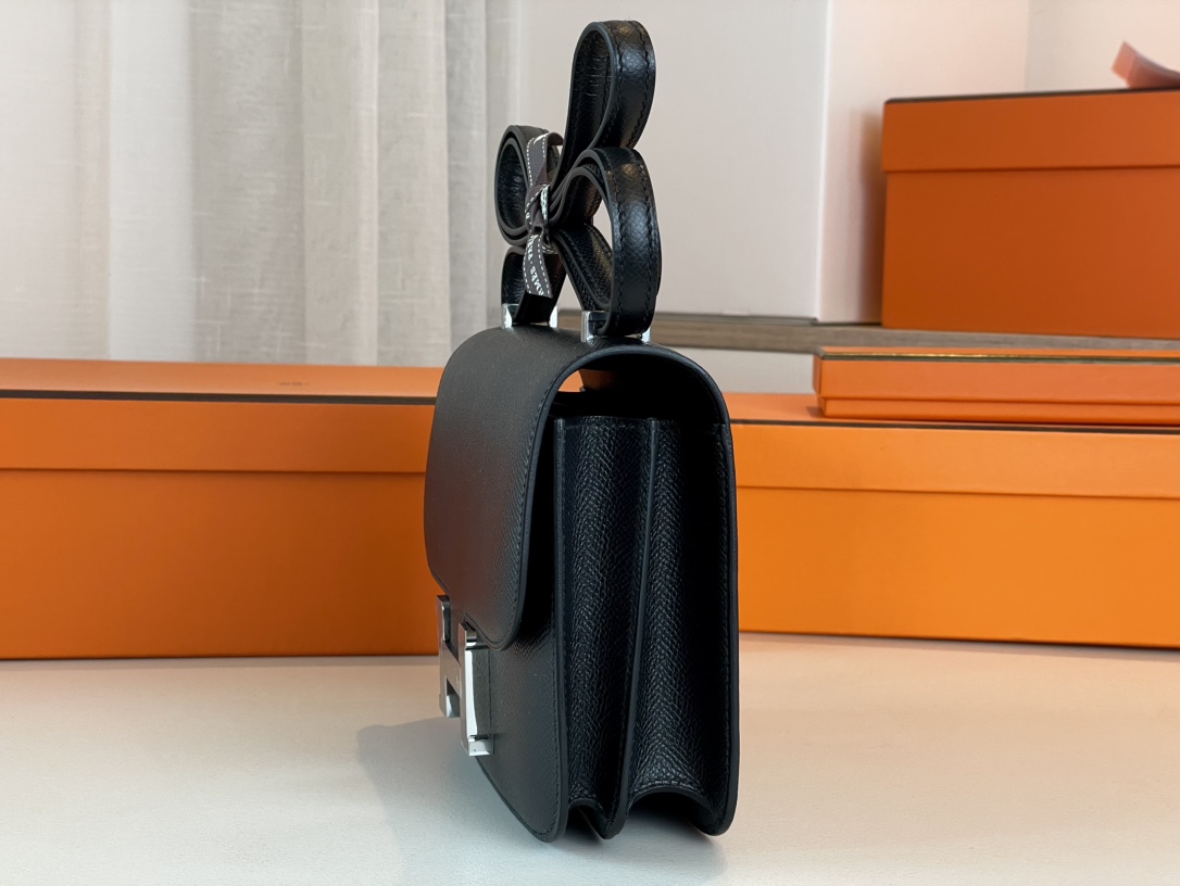 H**mes constance epsom leather-19cm