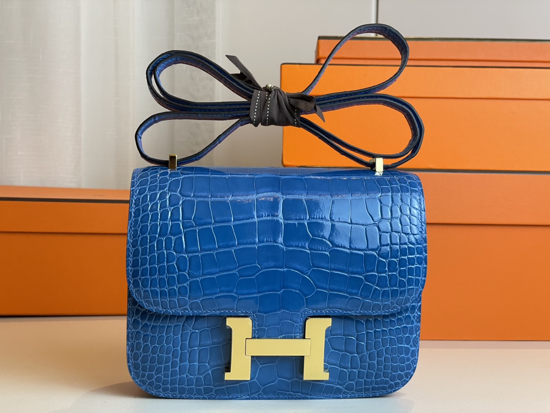 H**mes constance epsom leather-19cm