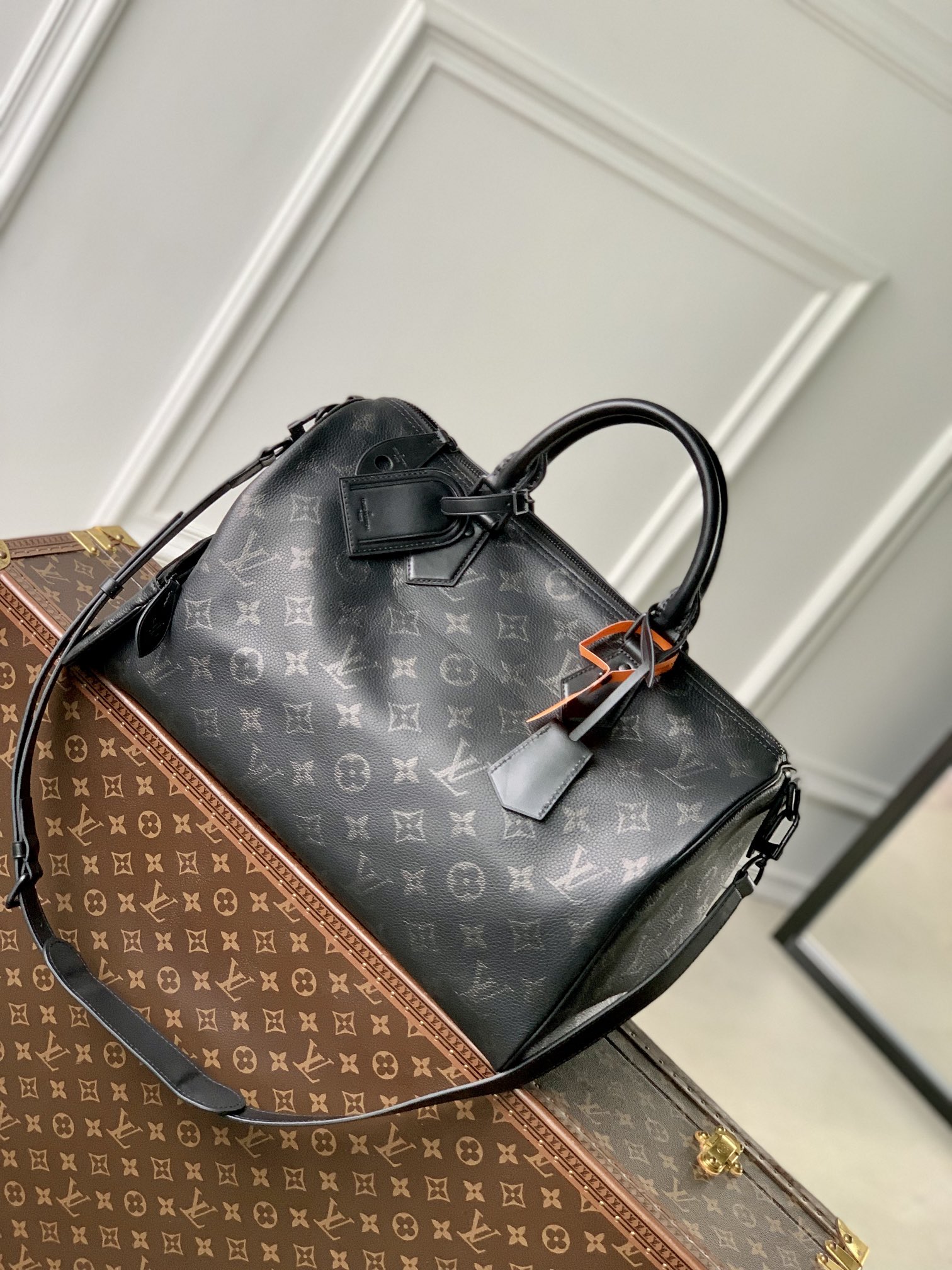 l0*is V*t0n speedy p9 bandoulière 40 monogram leather -40 x 26 x 23cm