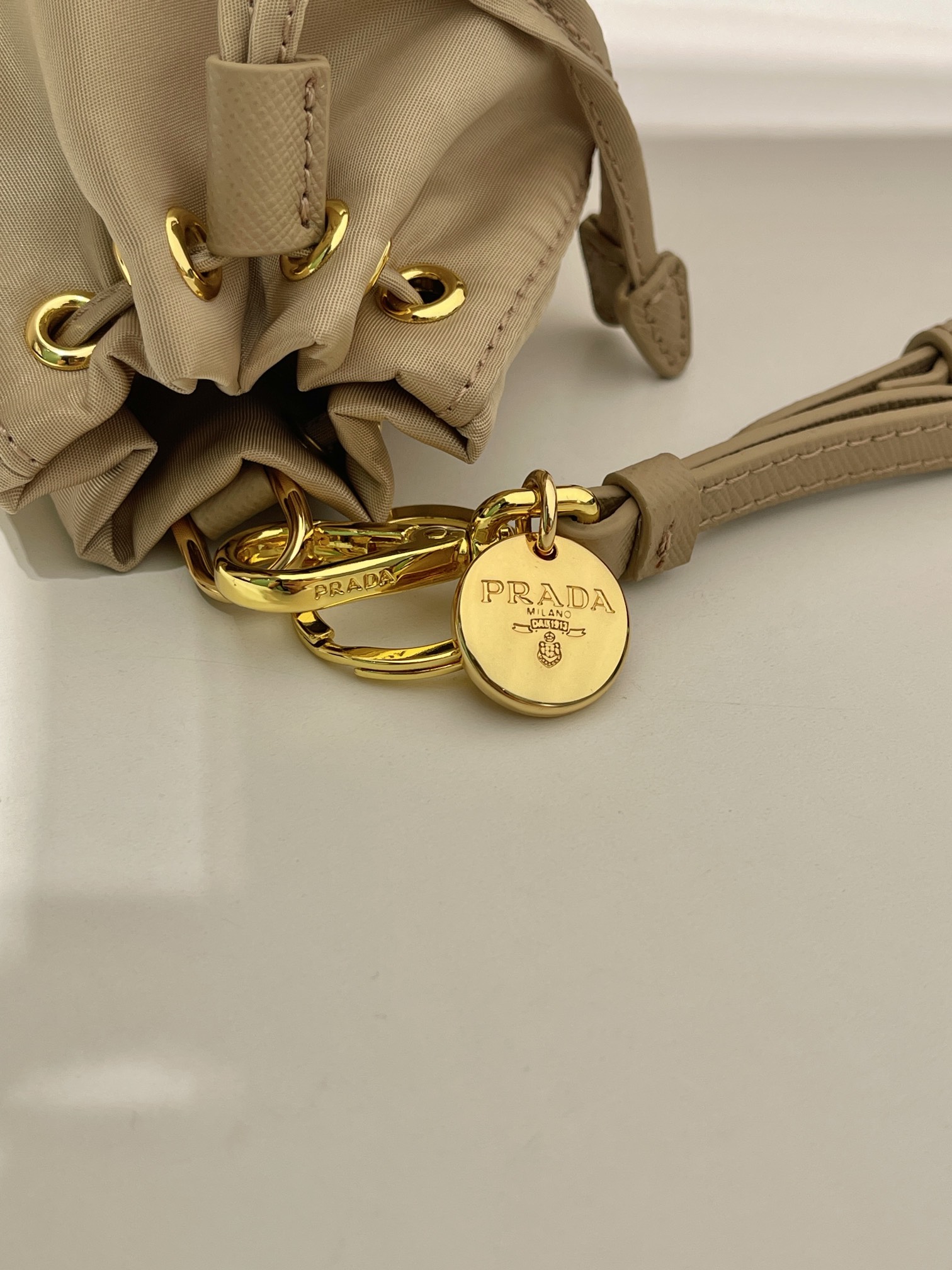 Pra*a 1tt202 re-nylon mini bag-8.5*10.5cm