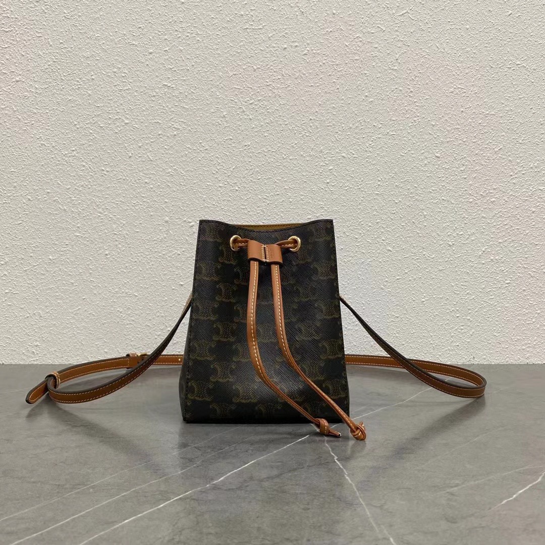 Ce**e bucket bag-13.5x17.5x11cm