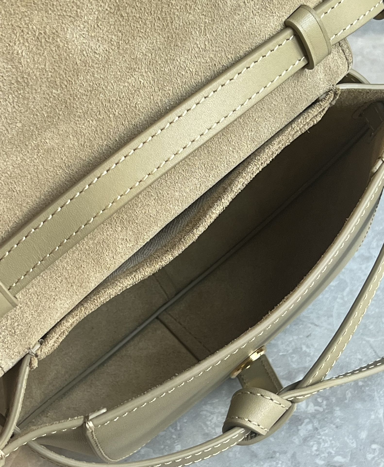 L0ew* mini puzzle gatedual bag-21*12.5*9cm