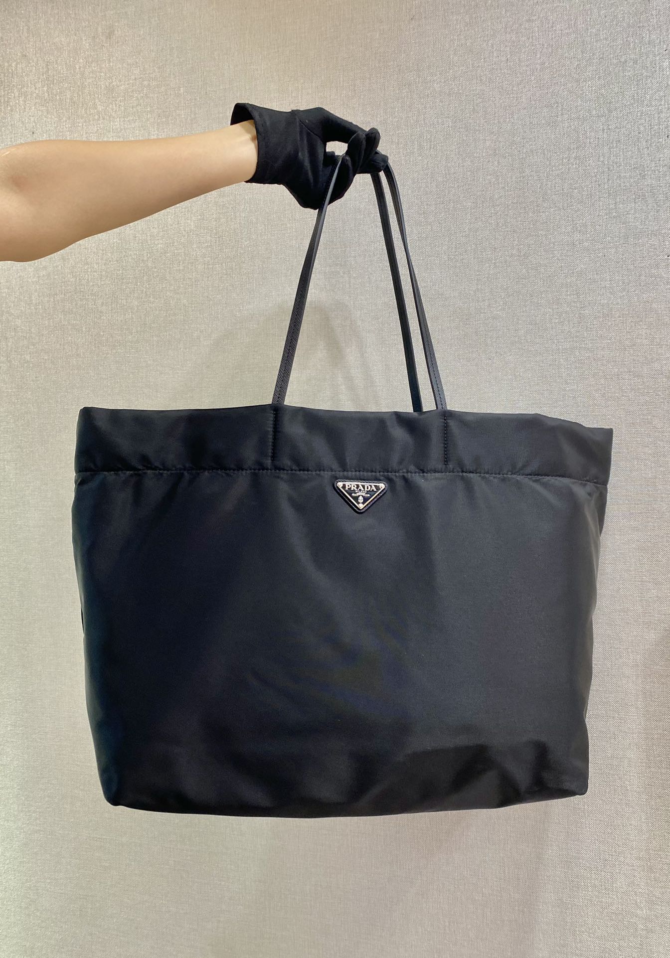 Pra*a 1bg107 tote bag-40*34*16cm