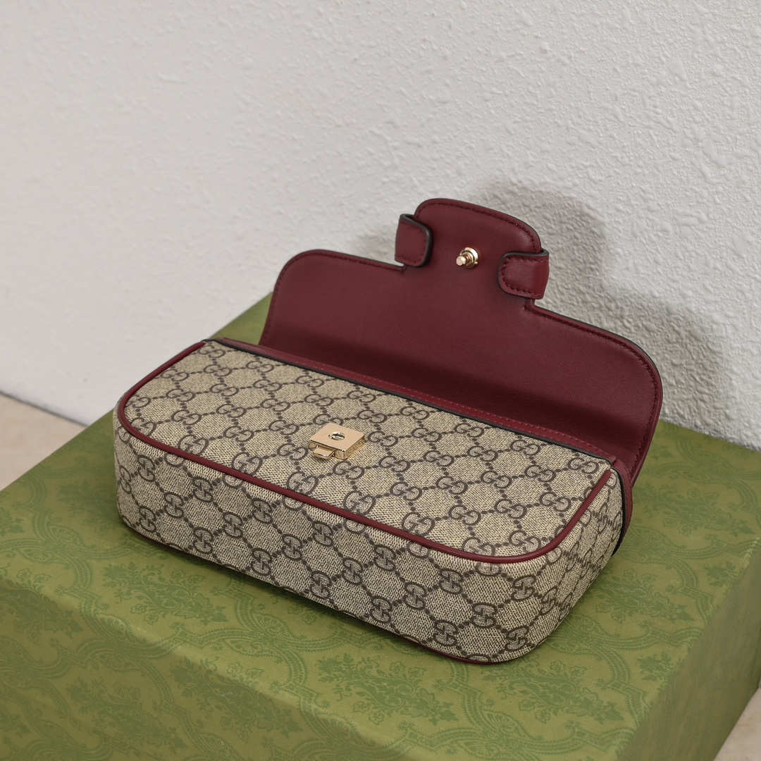 G*u*i horsebit 1955 bag-22.5*12.5*5.5cm