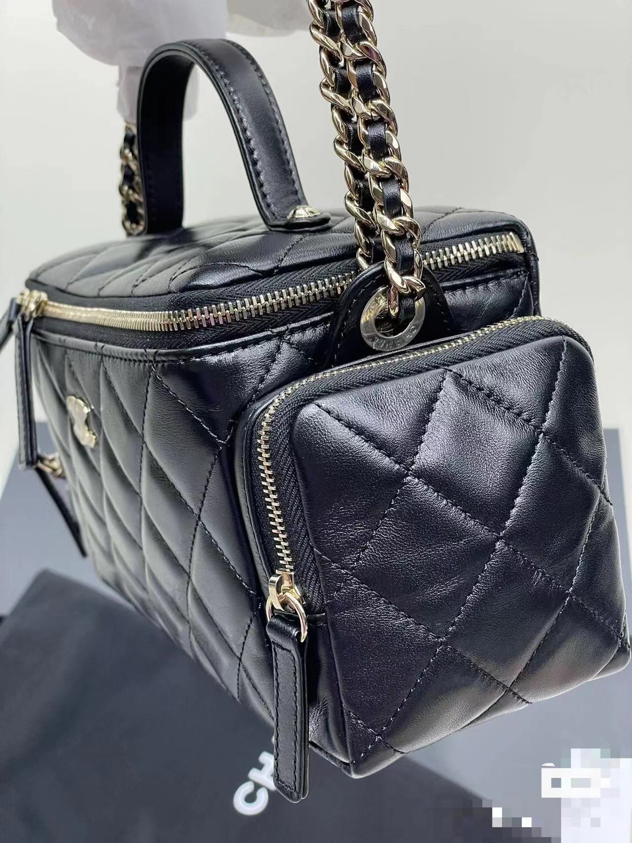 Ch@nel Cosmetic Bag-23x12x10CM